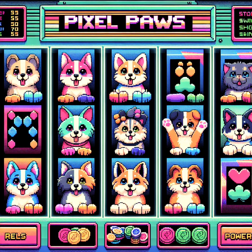 "AvatarUX, 90년대 디지털 펫에서 영감 받은 슬롯 게임 Pixel Paws 출시"